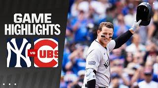 Yankees vs. Cubs Game Highlights (9/6/24)