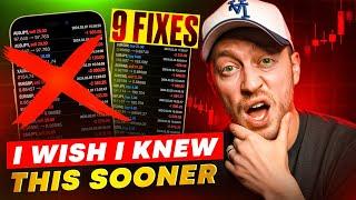 TOP 9 Forex Trading MISTAKES with FIXES!