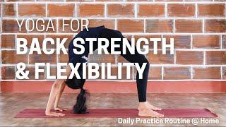 Yoga Flow for  Back Strength and Flexibility l Prevent Back Pain and Improve Posture