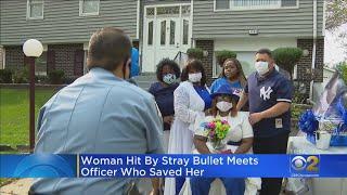 Woman Wounded By Stray Bullet Reunites With CPD Officer Who Saved Her