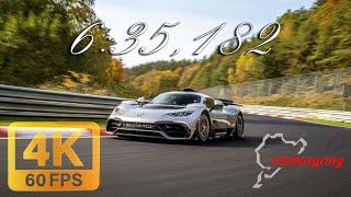 Mercedes AMG ONE - Record Lap Nordschleife 6:35,182 [4K 60FPS)