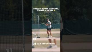 Hardest throwing highschool pitchers ranked part 2 ️ #d1 #baseball #pitcher