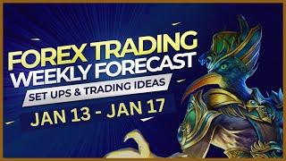  Weekly Forex Forecast | EURUSD, GBPUSD, USDJPY, AUDUSD, XAUUSD OIL (13/01/2025) Supply And Demand