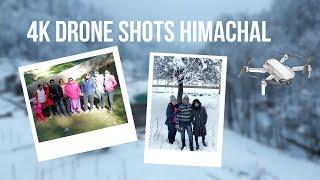 Family Trip - Himachal Pradesh - Khajjiar Manali Solang Valley 4K Drone Shots  2023