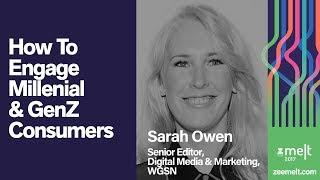 Zee MELT 2017 | Disruptive Marketing | Sarah Owen | How To Engage Millenial & GenZ Consumers