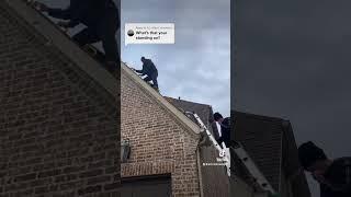 Goat steep assist ladder to climb on roof easily and install christmas lights like a pro