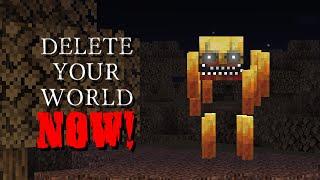 If a Blaze Spawns in the Wrong Place, DELETE YOUR WORLD! Minecraft Creepypasta