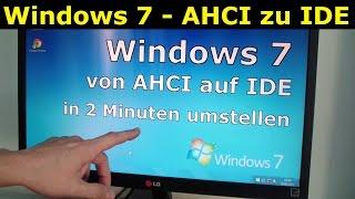 Windows 7 - AHCI auf IDE umstellen