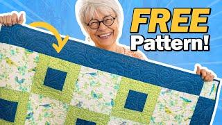 FREE & EASY 3-Yard Quilt Pattern! 🟢 LIMITED TIME 🟢