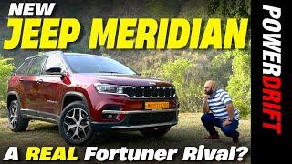 Jeep Meridian | Is It A Proper Fortuner Rival? | First Drive Review | PowerDrift