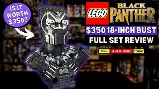 REVIEW: $350 LEGO Black Panther Bust Set 76215 - Is It Worth It?