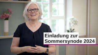 Sommersynode 2024: Synodalpräsidentin Sabine Foth lädt ein
