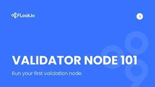 Validator node 101