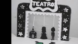  Como hacer un TEATRO DE SOMBRAS (fácil con CARTON) - Hola Paola