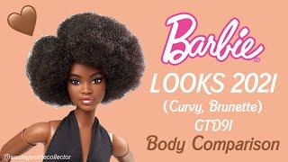 2021 Barbie LOOKS AA Elle (Curvy, Brunette) Unboxing & Body Comparison |GTD91|