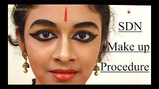 Tapasya episode 42 - SDN make up procedure - Sridevi Nrithyalaya - Bharathanatyam Dance