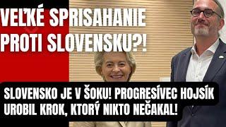 MIMORIADNE: Slovensko je v šoku! Progresívec Hojsík urobil krok, ktorý nikto nečakal! Sme v ohrození