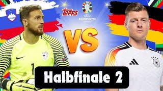 HALBFINALE 2 SLOWAKEI vs DEUTSCHLAND  EURO 2024 Sticker Orakel #50 Topps UEFA EURO 2024