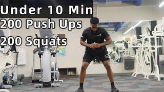 Day 24| 200 Squats, 200 Push Ups  | 30 Day Challenge