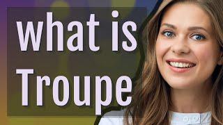 Troupe | meaning of Troupe