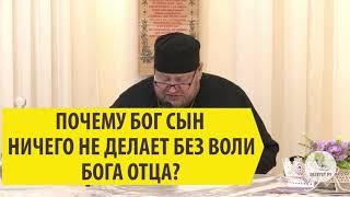 ПОЧЕМУ БОГ СЫН НИЧЕГО НЕ ДЕЛАЕТ БЕЗ ВОЛИ БОГА ОТЦА?Священник Олег Стеняев