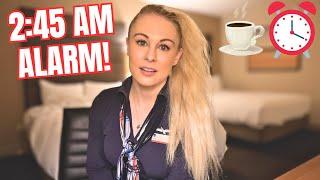 The REAL Life Of A Flight Attendant | 2:45 AM Alarm + 3 Day Trip