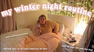 A WINTER NIGHT ROUTINE *for all us regular people* | vlogmas day 9