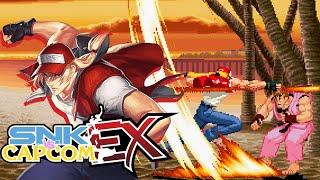 MUGEN/IKEMENGO - SNK VS. CAPCOM EX - Terry Bogard Trials 15 Combo by Daigo Ken