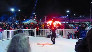 fire dancing at newyears fest 2022 23 anchorage ak