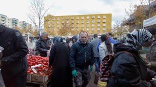 Stockholm Suburb Walk - Skärholmen Centrum (4K, 60fps)