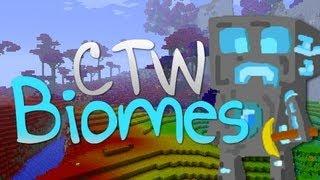 Minecraft: Capture The Wool Biomes w/Mitch & Friends Part 1 - Asymmetrical CTW Map