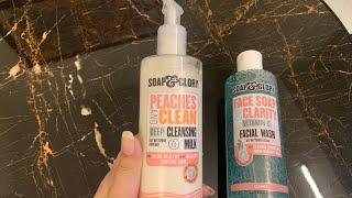 Best Cleanser and Face Wash duo | Soap & Glory Vitamin C Facial Wash and Deep Cleansing Milk