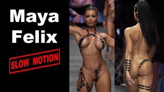 Maya Felix in Slow Motion - Black Tape Project - Miami Swim Week 2023