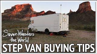 How to Buy a Step Van for RV Conversion E508