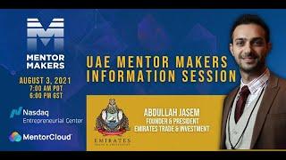 UAE Mentor Makers Information Session with Abdullah Jasem