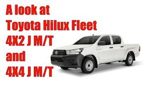 Toyota Hilux 4X2 J M/T and 4X4 J M/T 2023