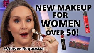 Flawless At 40?! Testing NEW Makeup Products For Mature Skin!