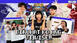 ML PRO PLAYER FOR A DAY WITH V33WISE! | mimiyuuuuh