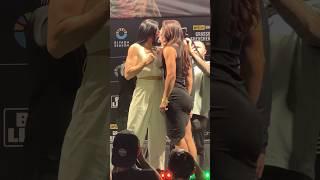  IRENE ALDANA VS NORMA DUMONT INTENSE FACE OFF (NOCHE UFC)