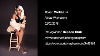 Mickaella Model Mayhem model Friday photoshoot 2018