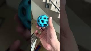 MOON BALL BOUNCE TEST  #shorts #cricket #unboxing #experiment