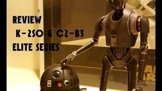 Star Wars Rogue One K-2SO and C2-B5 Elite series DIE CAST action figure