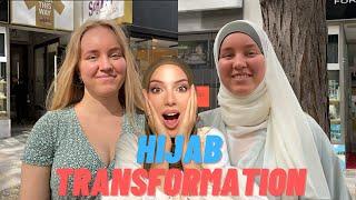 NON HIJABIS TRYING THE HIJAB FOR THE FIRST TIME!