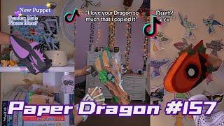 Dragon Puppet Crafts - Paper Dragon TikTok Compilation #157