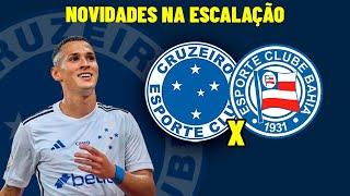 CRUZEIRO X BAHIA ! CRUZEIRO TEM DESFALQUE NO JOGO DO BRASILEIRÃO