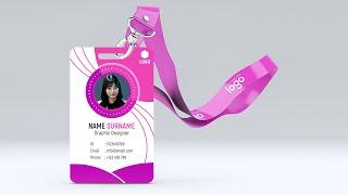 ID Card Design in Photoshop Tutorial | How To Make Professional ID Card Design