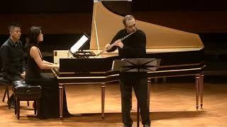 J.S.Bach Flute and Harpsichord Sonata BWV 1030/Largo e Dolce