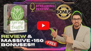 Spring Traffic ReviewGET FREE TRAFFIC FOREVER TO ANY URLGet FREE +150 Bonuses