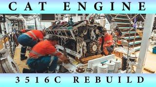 Marine Diesel Engine Rebuild - TIMELAPSE