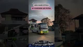 GAGAH BANGETBody New Marcopolo buatan Karoseri Adi Putro. Kalian paling suka punya PO apa nih?